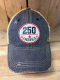 America 250 -distressed Trucker Hat